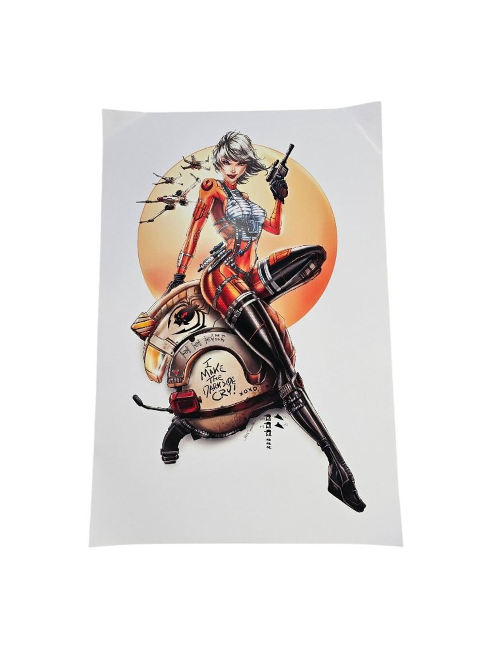 Jamie Tyndall Variant Cosplay Cover 12x18" White Widow X-Wing Pilot Poster Art
